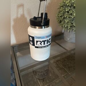 RTIC White 1/2 Gallon Water Bottle